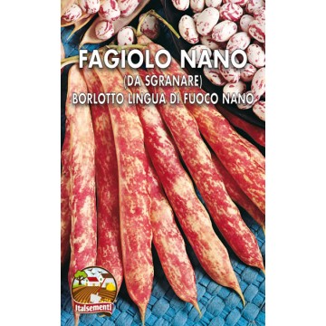 Fagiolo Nano Borlotto Lingua di Fuoco